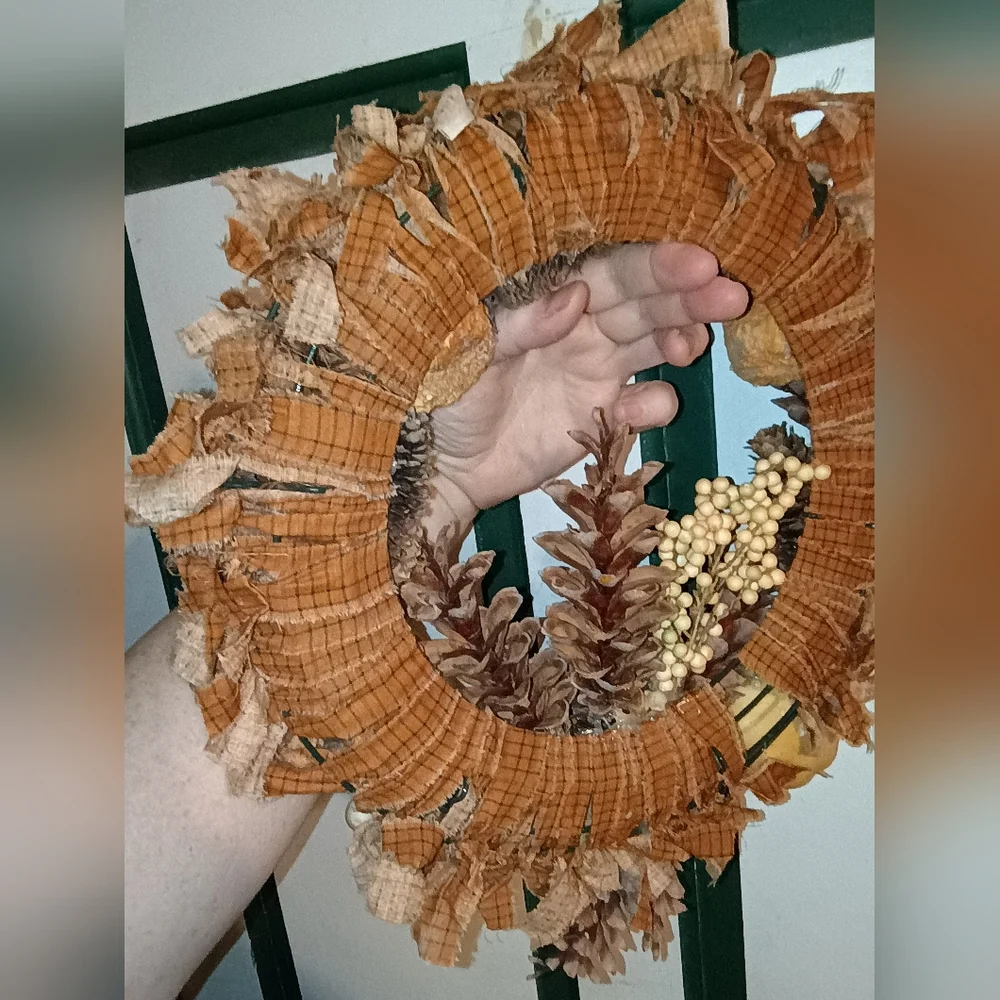 Unique Artisan Handmade Fall Wreath